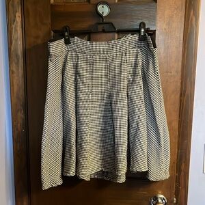 Black and white Torid skater skirt